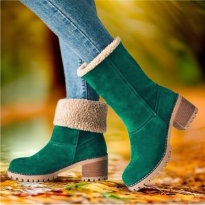 Women’s Warm Anti-Slip Mid-Calf/Ankle Snow Boots